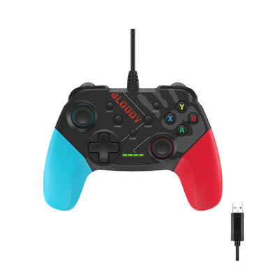 image of A4TECH Bloody GP30 Ergonomic Gaming Controller - Blue with Spec and Price in BDT