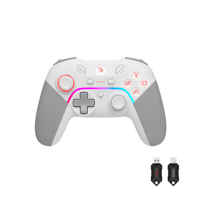 image of A4Tech Bloody GPW70 2.4G Wireless RGB Gaming Controller - White with Spec and Price in BDT