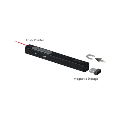 image of A4TECH LP15 2.4G Wireless Laser Pen - Black with Spec and Price in BDT