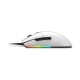 NZXT Lift (MS-1WRAX-WM-White) Lightweight Ambidextrous Wired Gaming Mouse - White