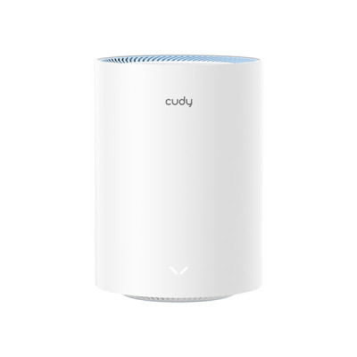 image of CUDY M1200 1-pack AC1200 Dual Band Whole Home Wi-Fi Mesh Router with Spec and Price in BDT