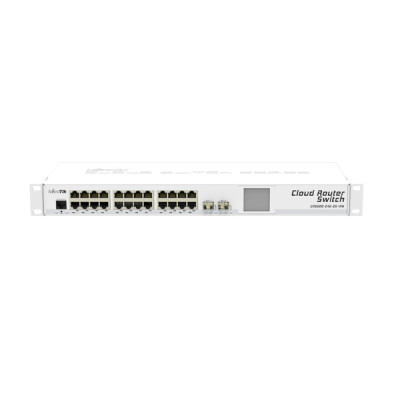 image of  Mikrotik CRS226-24G-2S+RM Gigabit  Switch with Spec and Price in BDT
