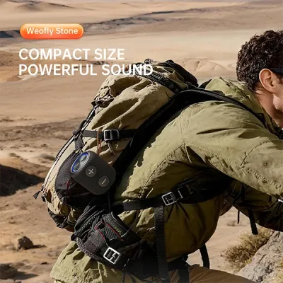 image of Weofly Stone Waterproof Outdoor Bluetooth Speaker with Spec and Price in BDT