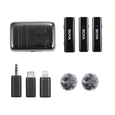 image of Boya BOYALINK All-in-one Compact Wireless Microphone System with Spec and Price in BDT