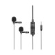 Boya BY-M1DM Dual Omni-directional Lavalier Microphone
