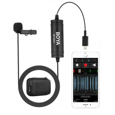 image of Boya BY-DM1 Lavalier Microphone with Spec and Price in BDT