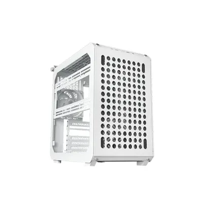 image of Cooler Master Qube 500 Flatpack Mid Tower Gaming Casing - White with Spec and Price in BDT