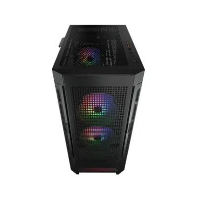 image of Cougar AIRFACE RGB Mid Tower Gaming Casing - Black with Spec and Price in BDT