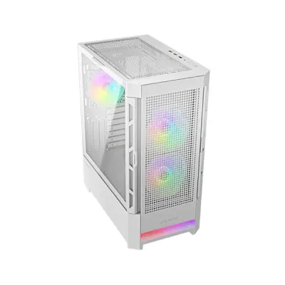 image of Cougar AIRFACE RGB Mid Tower Gaming Casing - White with Spec and Price in BDT