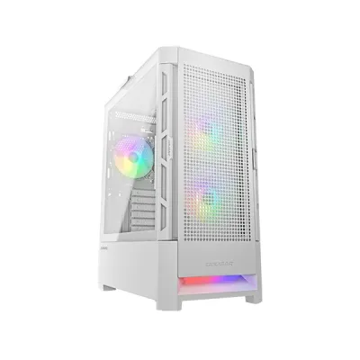 image of Cougar AIRFACE RGB Mid Tower Gaming Casing - White with Spec and Price in BDT