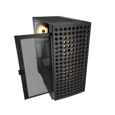 image of Cougar Airface ECO RGB Mid Tower Gaming Casing - Black with Spec and Price in BDT