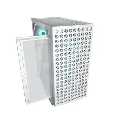 image of Cougar Airface ECO RGB Mid Tower Gaming Casing - White with Spec and Price in BDT