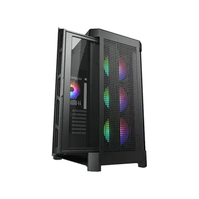 image of Cougar DUOFACE PRO RGB Mid Tower Gaming Casing - Black with Spec and Price in BDT