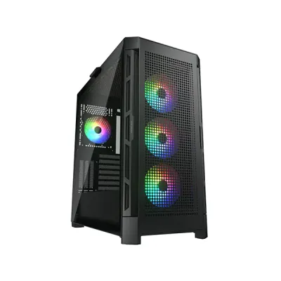 image of Cougar DUOFACE PRO RGB Mid Tower Gaming Casing - Black with Spec and Price in BDT