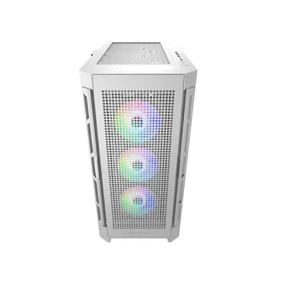 image of cougar-duoface-pro-rgb-mid-tower-gaming-casing-white with Spec and Price in BDT