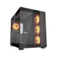 Cougar FV150 RGB Dual Chamber Mid Tower Gaming Casing - Black