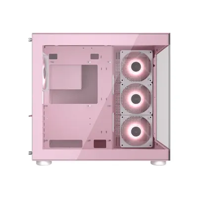 image of Cougar FV150 RGB Dual Chamber Mid Tower Gaming Casing - Pink with Spec and Price in BDT