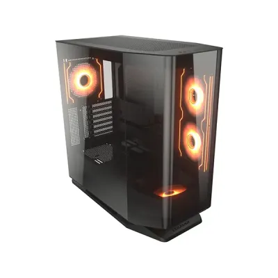 image of Cougar FV270 RGB Mid Tower Gaming Casing - Black with Spec and Price in BDT