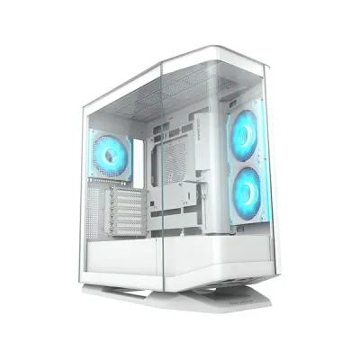 image of Cougar FV270 RGB Mid Tower Gaming Casing - White with Spec and Price in BDT