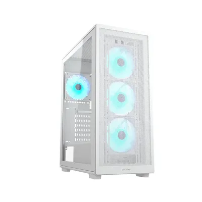 image of Cougar MX220 RGB Mid Tower Gaming Casing - White with Spec and Price in BDT