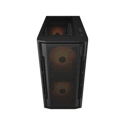 image of Cougar Uniface Mini RGB Mini Tower Gaming Casing - Black with Spec and Price in BDT