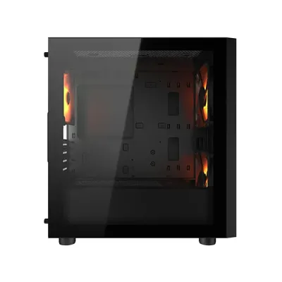 image of Cougar Uniface Mini RGB Mini Tower Gaming Casing - Black with Spec and Price in BDT