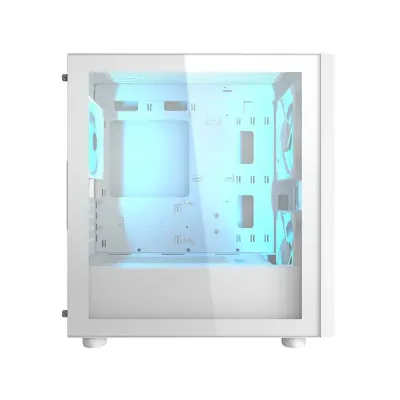 image of Cougar Uniface Mini RGB Mini Tower Gaming Casing - White with Spec and Price in BDT