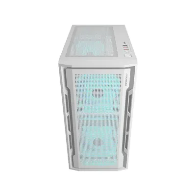 image of Cougar Uniface Mini RGB Mini Tower Gaming Casing - White with Spec and Price in BDT