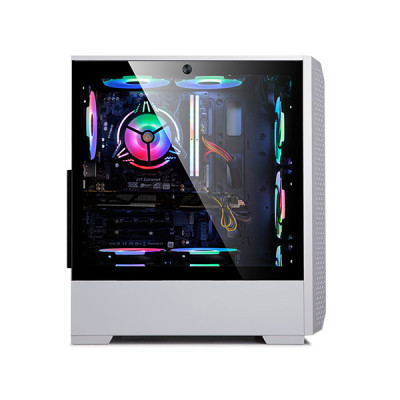 image of Golden Field 7689W-White ATX Gaming Casing with Spec and Price in BDT