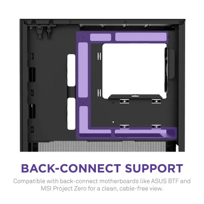 image of NZXT H3 Flow Micro-ATX Airflow Case - Black with Spec and Price in BDT