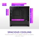 NZXT H3 Flow Micro-ATX Airflow Case - Black