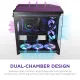 NZXT H9 Flow RGB+ (2025) Dual-Chamber Mid-Tower ATX Airflow Casing - Black