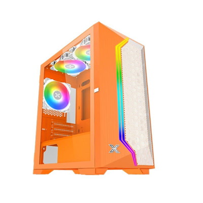 image of XIGMATEK Gemini II Orange mATX MINI TOWER Gaming Casing with Spec and Price in BDT