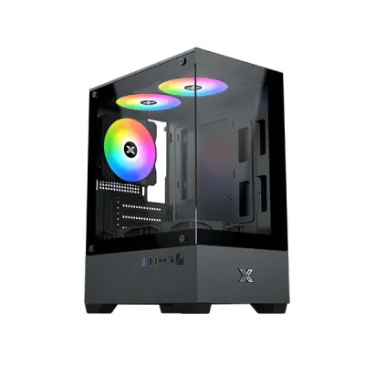 image of Xigmatek View II ARGB Mini-Tower Gaming Casing with Spec and Price in BDT