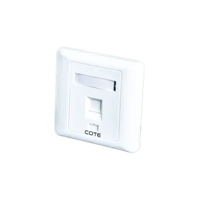 image of COTE CFP-2101 Face Plate (Single Port) with Spec and Price in BDT