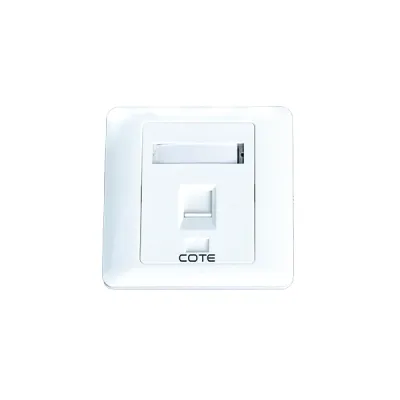 image of COTE CFP-2101 Face Plate (Single Port) with Spec and Price in BDT
