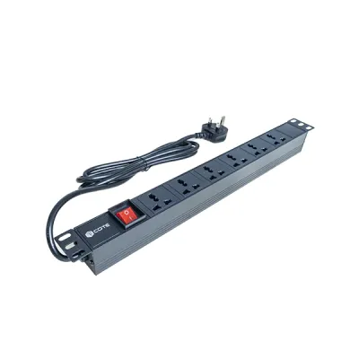 image of COTE CPDU-1U-6US-13AMP 13AMP 6-Port Universal 3 Pin PDU with Spec and Price in BDT