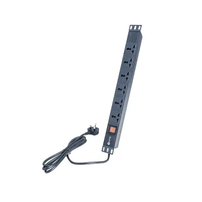 image of COTE CPDU-1U-6US-13AMP 13AMP 6-Port Universal 3 Pin PDU with Spec and Price in BDT