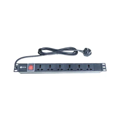 image of COTE CPDU-1U-6US-13AMP 13AMP 6-Port Universal 3 Pin PDU with Spec and Price in BDT