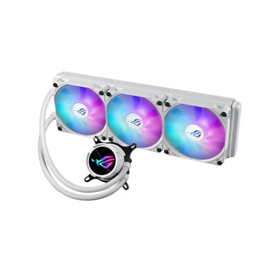 image of ASUS ROG Strix LC III 360 ARGB White Edition 360mm All-In-One CPU Liquid Cooler with Spec and Price in BDT