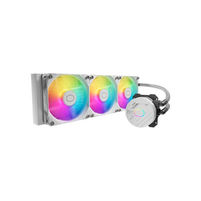 image of Cooler Master MasterLiquid 360L Core ARGB White 360mm CPU Liquid Cooler with Spec and Price in BDT