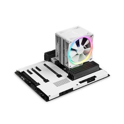 image of NZXT T120 RGB CPU Air Cooler - White with Spec and Price in BDT