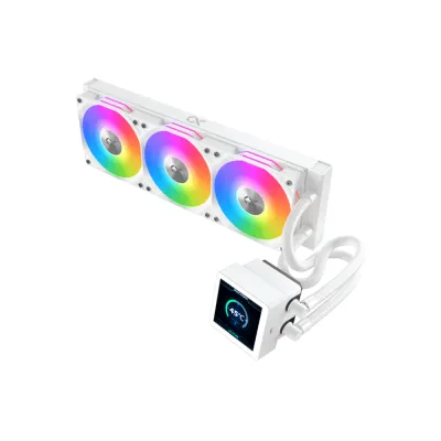image of Xigmatek Connect 360 Arctic 360mm ARGB CPU Liquid Cooler with Smart LCD Display with Spec and Price in BDT