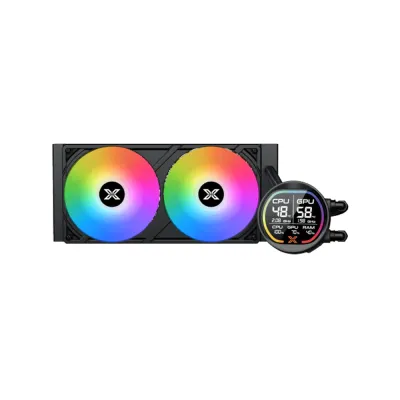image of Xigmatek LK Pro 240 Digital 240mm ARGB CPU Liquid Cooler with Digital LCD Display with Spec and Price in BDT