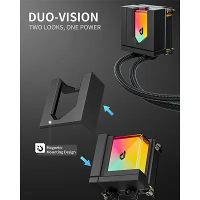 image of upHere E240KC 240mm AIO Liquid CPU Cooler - Black with Spec and Price in BDT