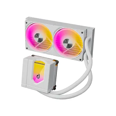 image of upHere E240TC 240mm AIO Liquid CPU Cooler - White with Spec and Price in BDT