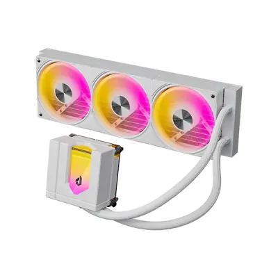 image of upHere E360TC 360mm AIO Liquid CPU Cooler - White with Spec and Price in BDT