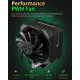 upHere UP1K4 CPU Air Cooler - Black