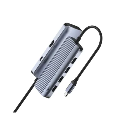 image of CUDY UH500 6-In-1 HDMI 4K USB-C Hub with Spec and Price in BDT