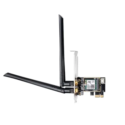 image of CUDY WE3000 V2 - Tri Band AX5400 Mbps WiFi 6E PCIe & Bluetooth 5.2 Adapter with Spec and Price in BDT